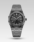 Men's Watch Salvy Apex Analog Stainless Steel Quartz 44mm Water Resistant – Black