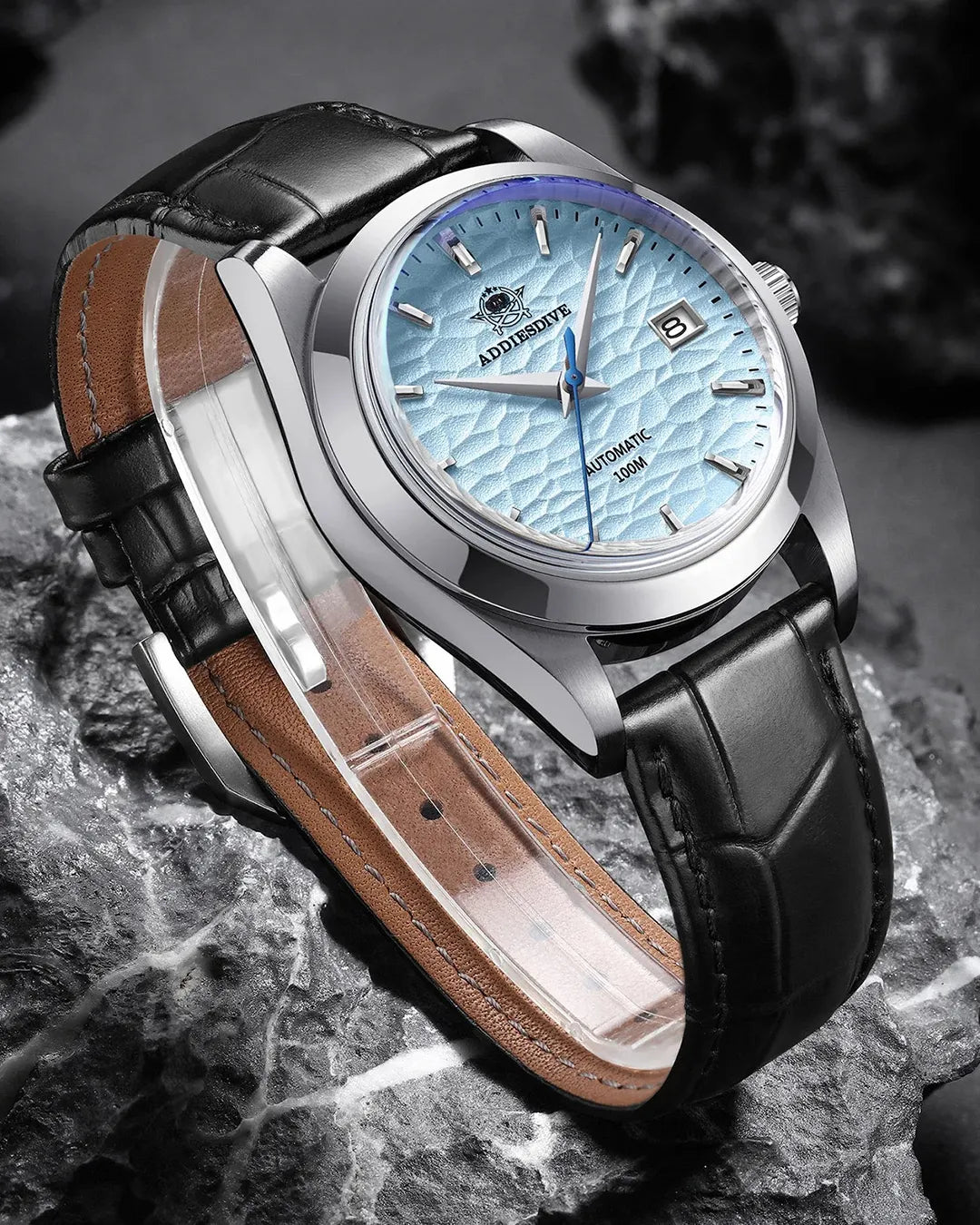 Salvy Glacier Leather 39mm